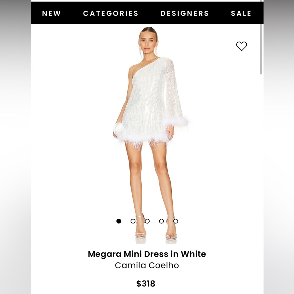 Megara Mini Dress in White - Camila Coelho